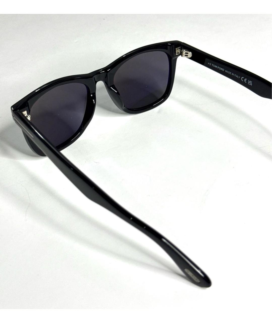 TOM FORD Черные пластиковые солнцезащитные очки, фото 3