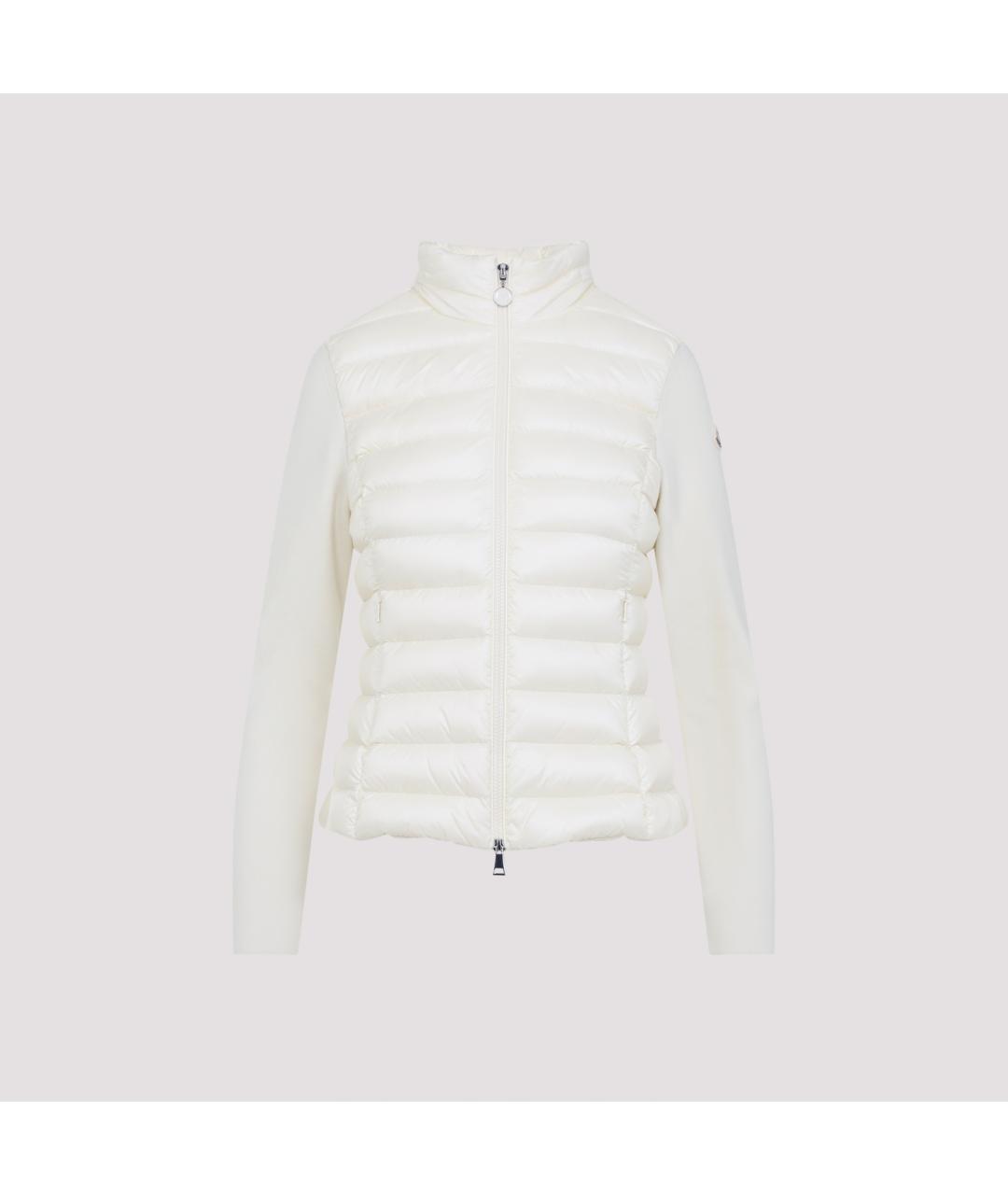 MONCLER Белая шерстяная куртка, фото 2