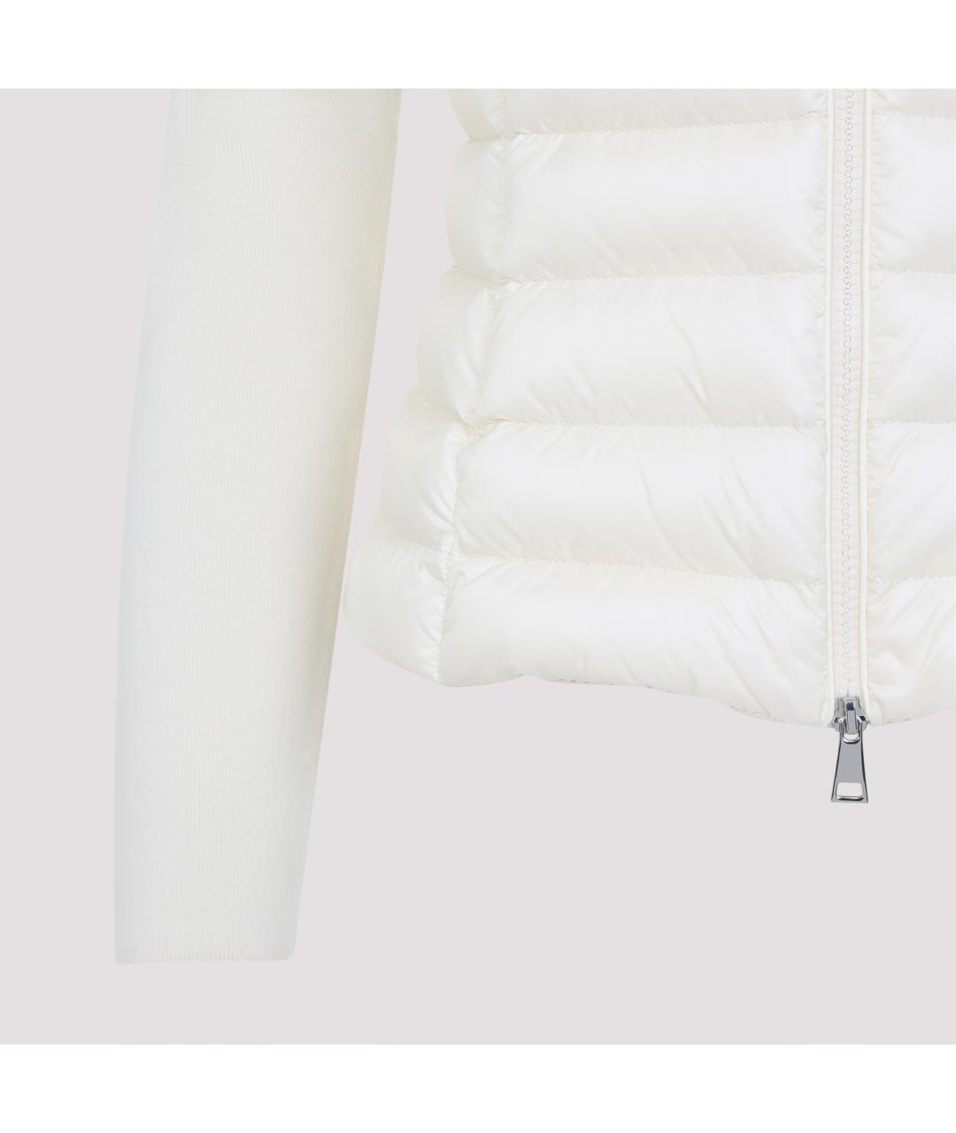 MONCLER Белая шерстяная куртка, фото 5