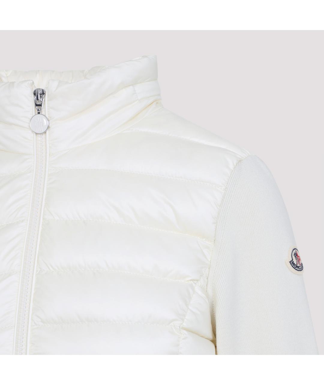 MONCLER Белая шерстяная куртка, фото 6