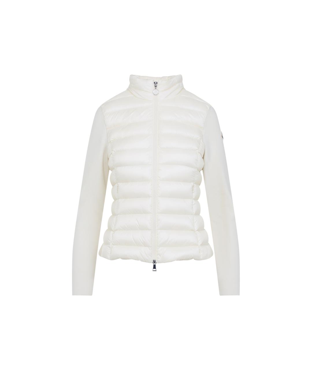 MONCLER Белая шерстяная куртка, фото 1