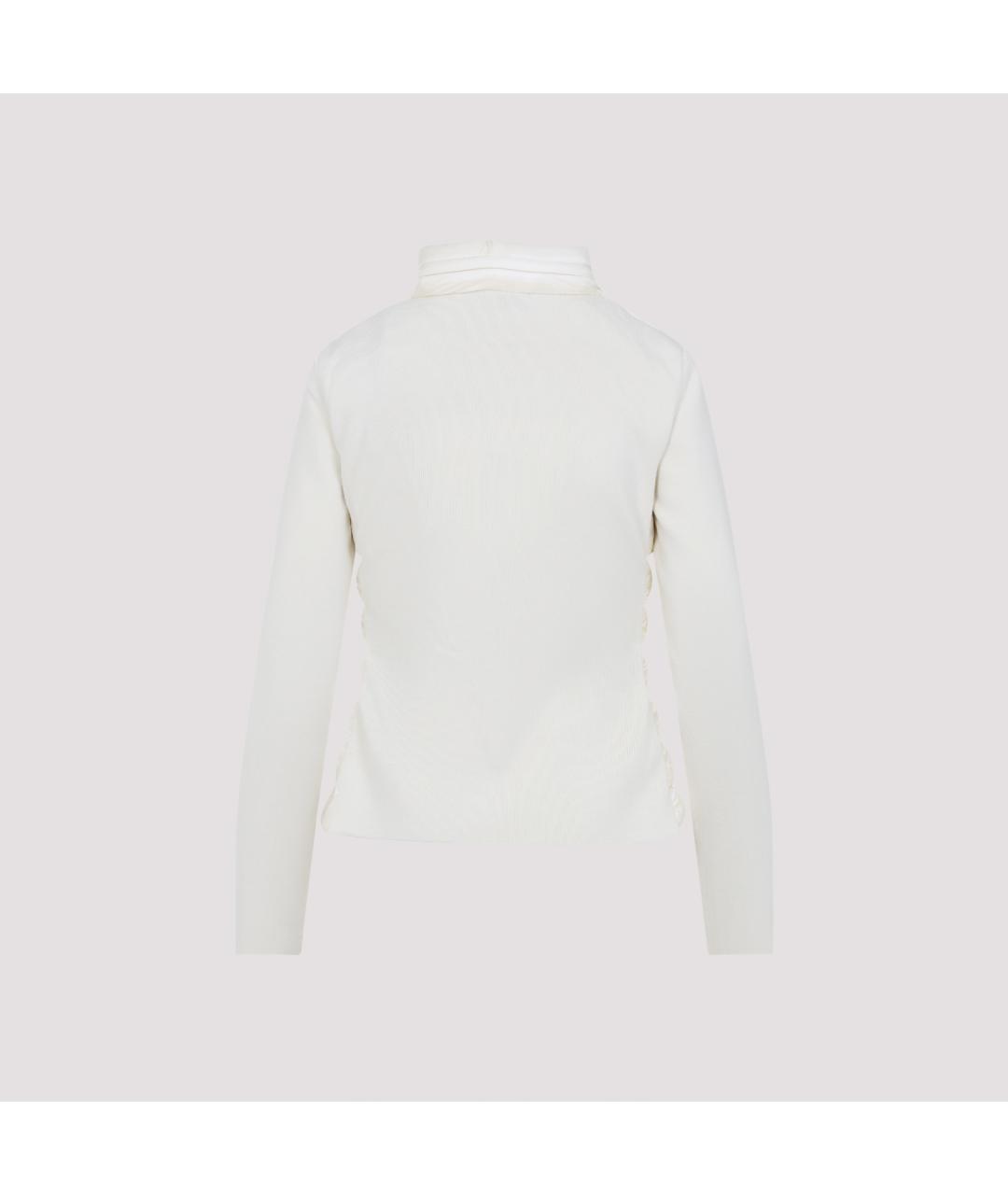 MONCLER Белая шерстяная куртка, фото 4