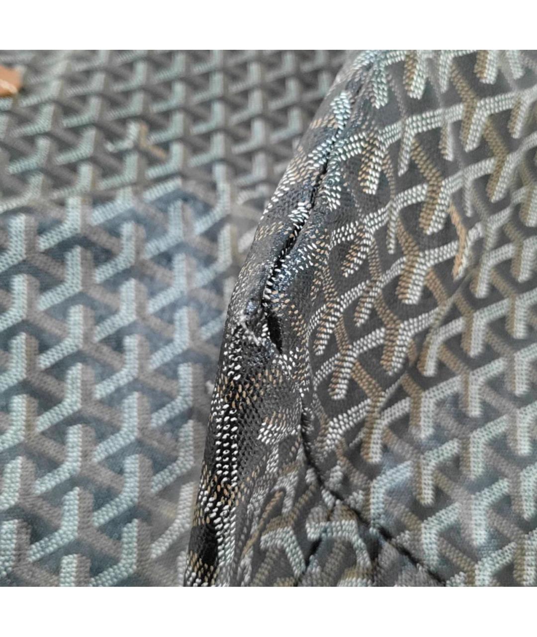 GOYARD Коричневая кожаная сумка тоут, фото 6