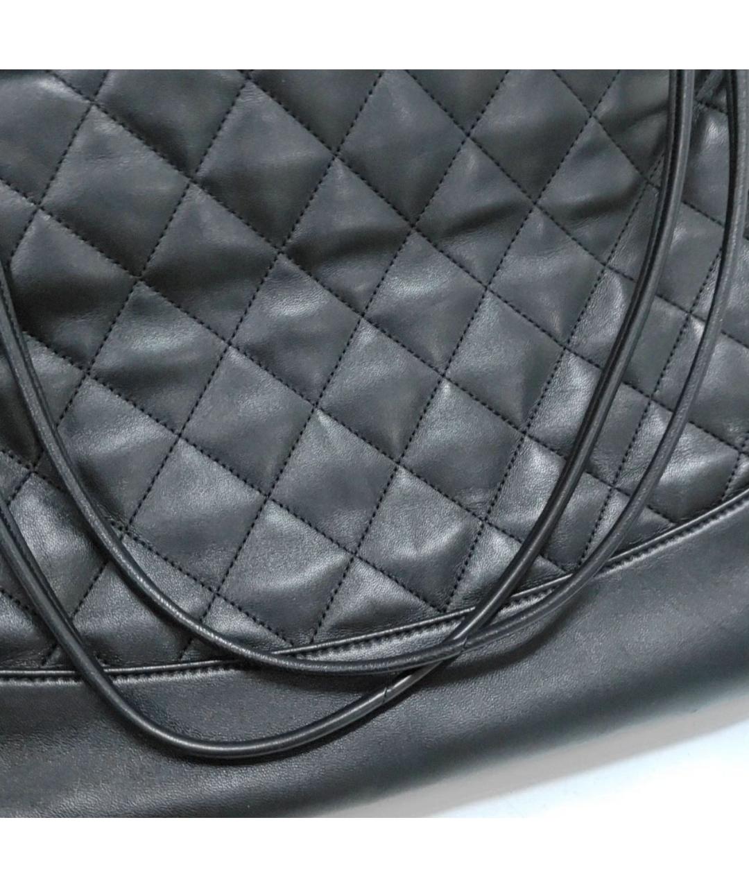 GOYARD Черная кожаная сумка тоут, фото 7