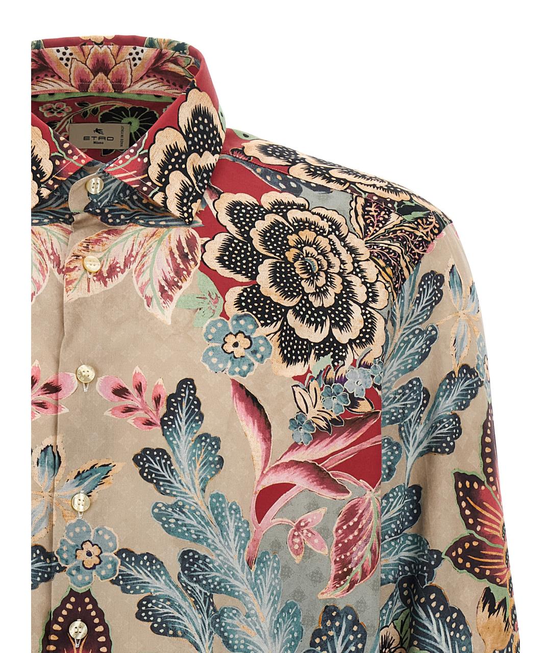 ETRO Мульти хлопковая кэжуал рубашка, фото 3