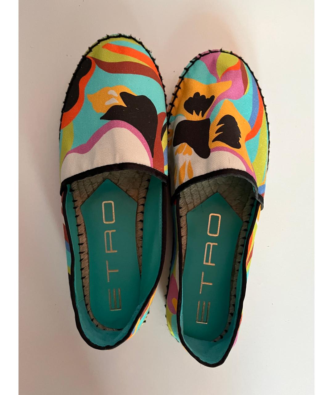 ETRO Мульти текстильные эспадрильи, фото 4