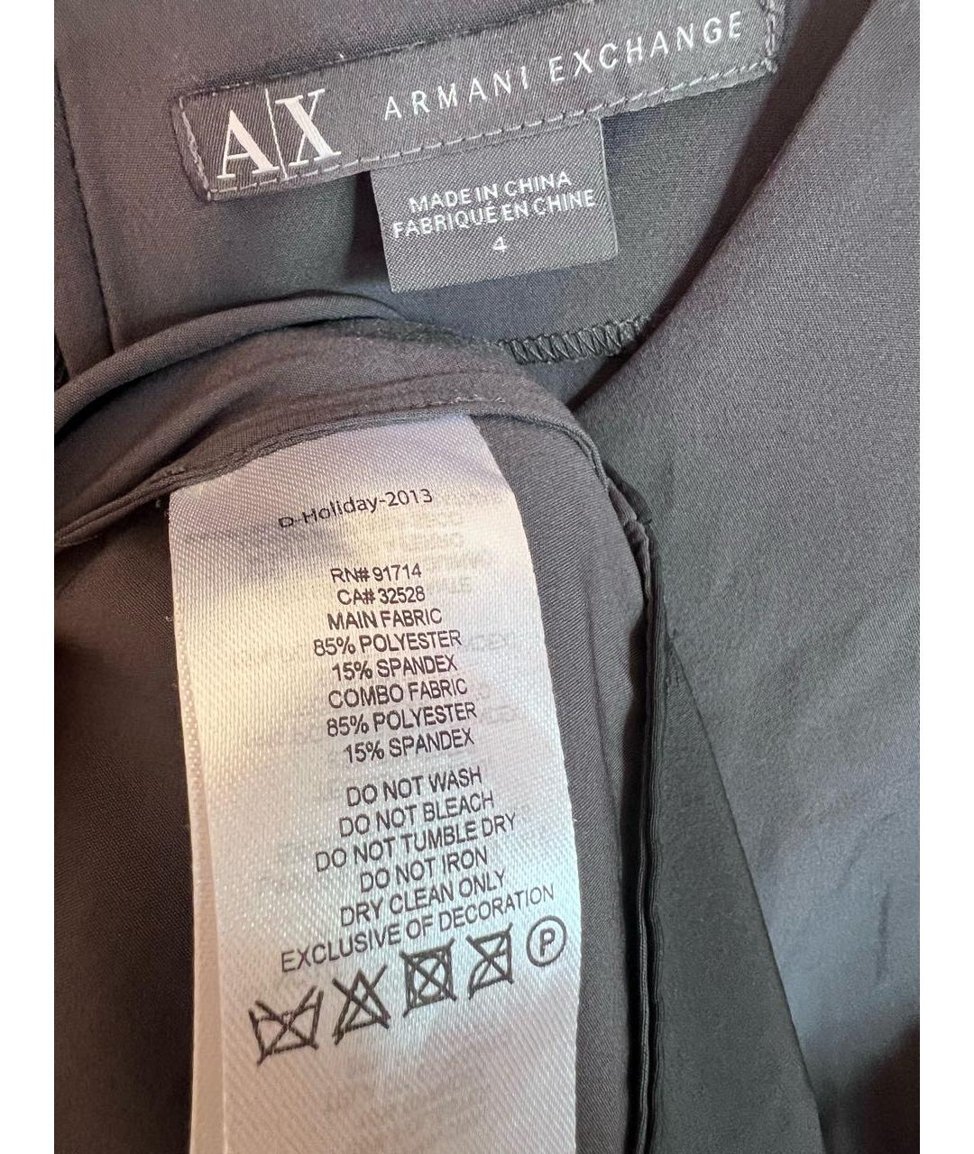 ARMANI EXCHANGE Серое повседневное платье, фото 3