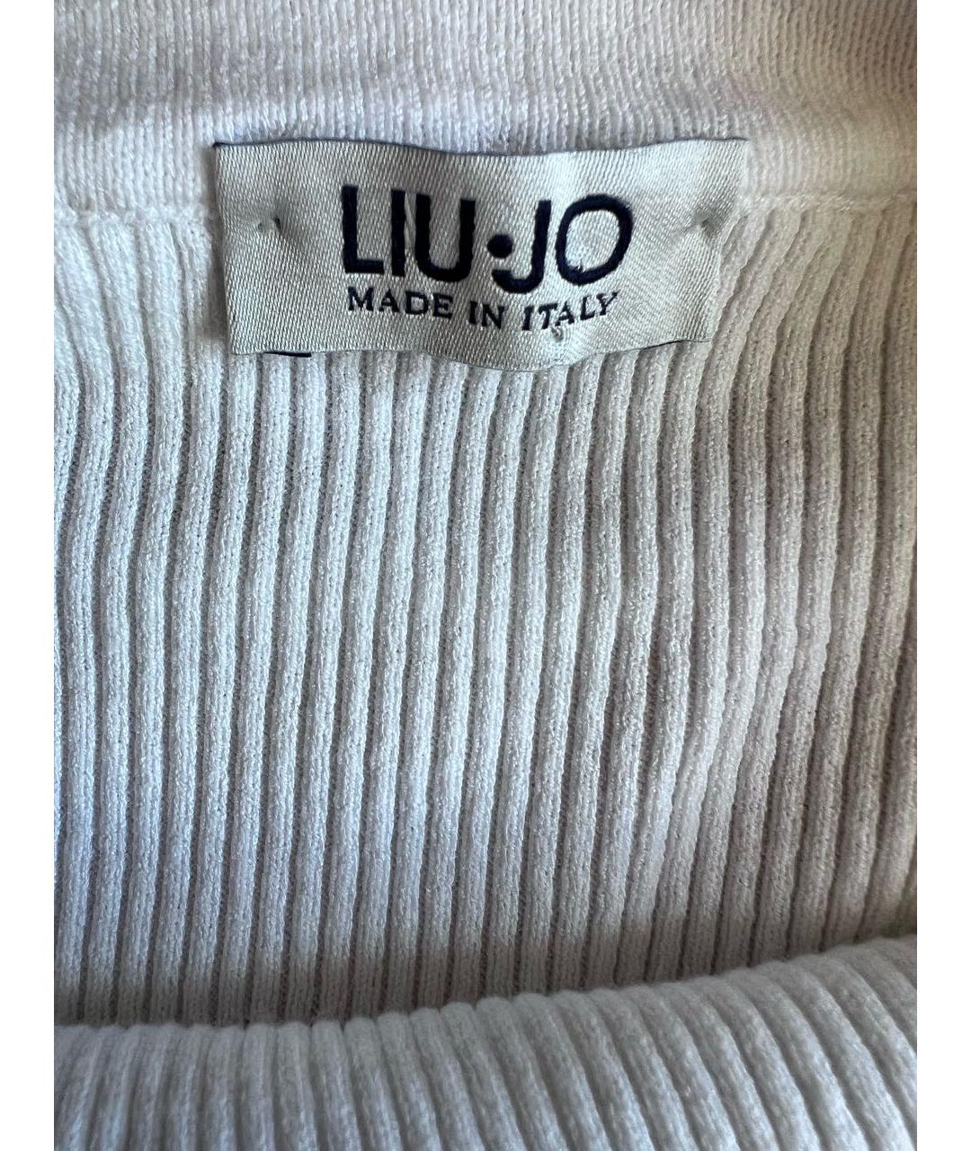 LIU JO Белый джемпер / свитер, фото 3
