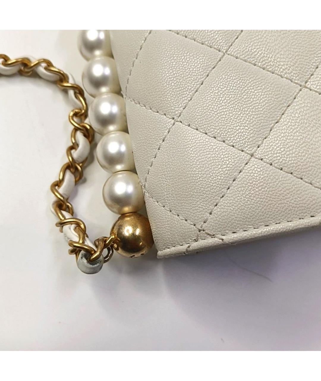 CHANEL Бежевая кожаная сумка тоут, фото 7