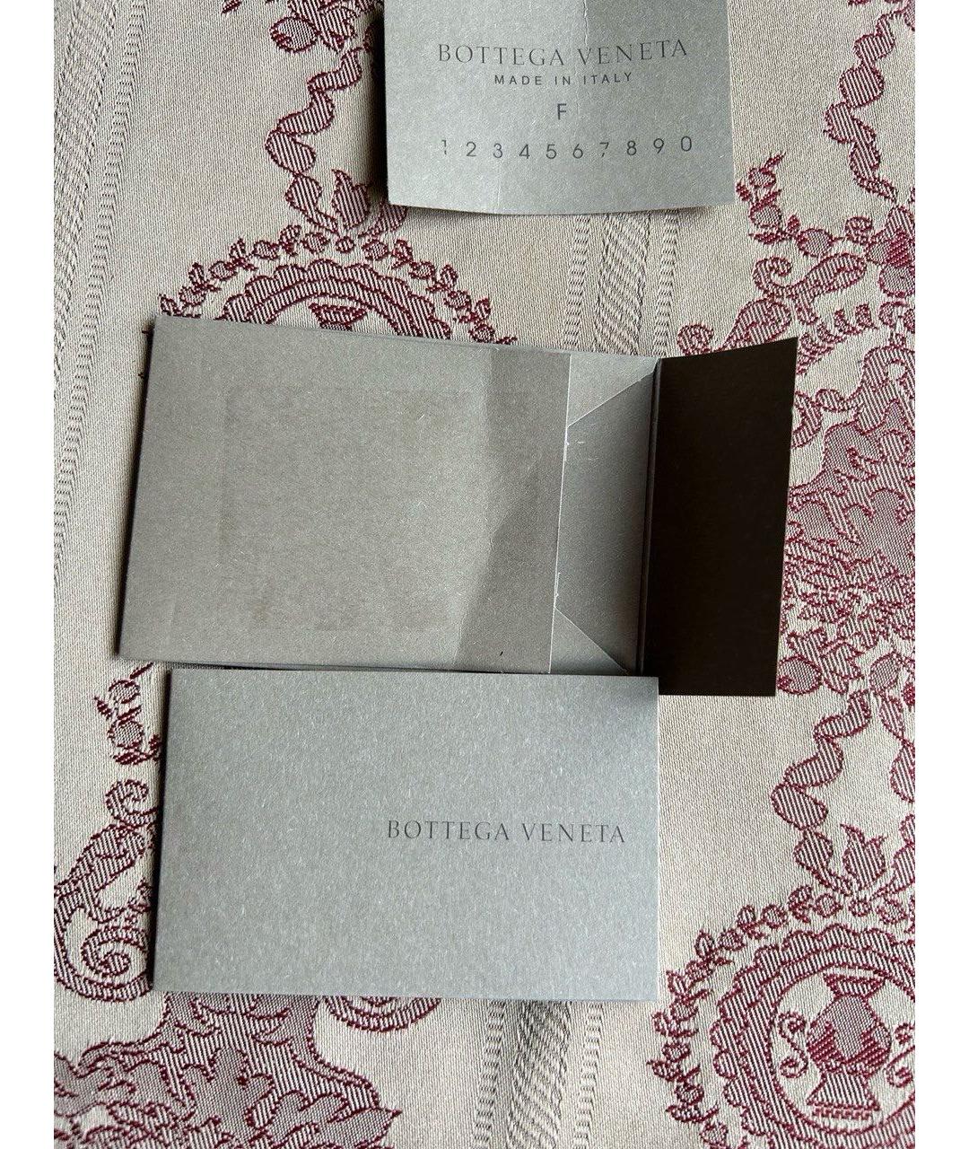 BOTTEGA VENETA Коричневая кожаная сумка с короткими ручками, фото 2