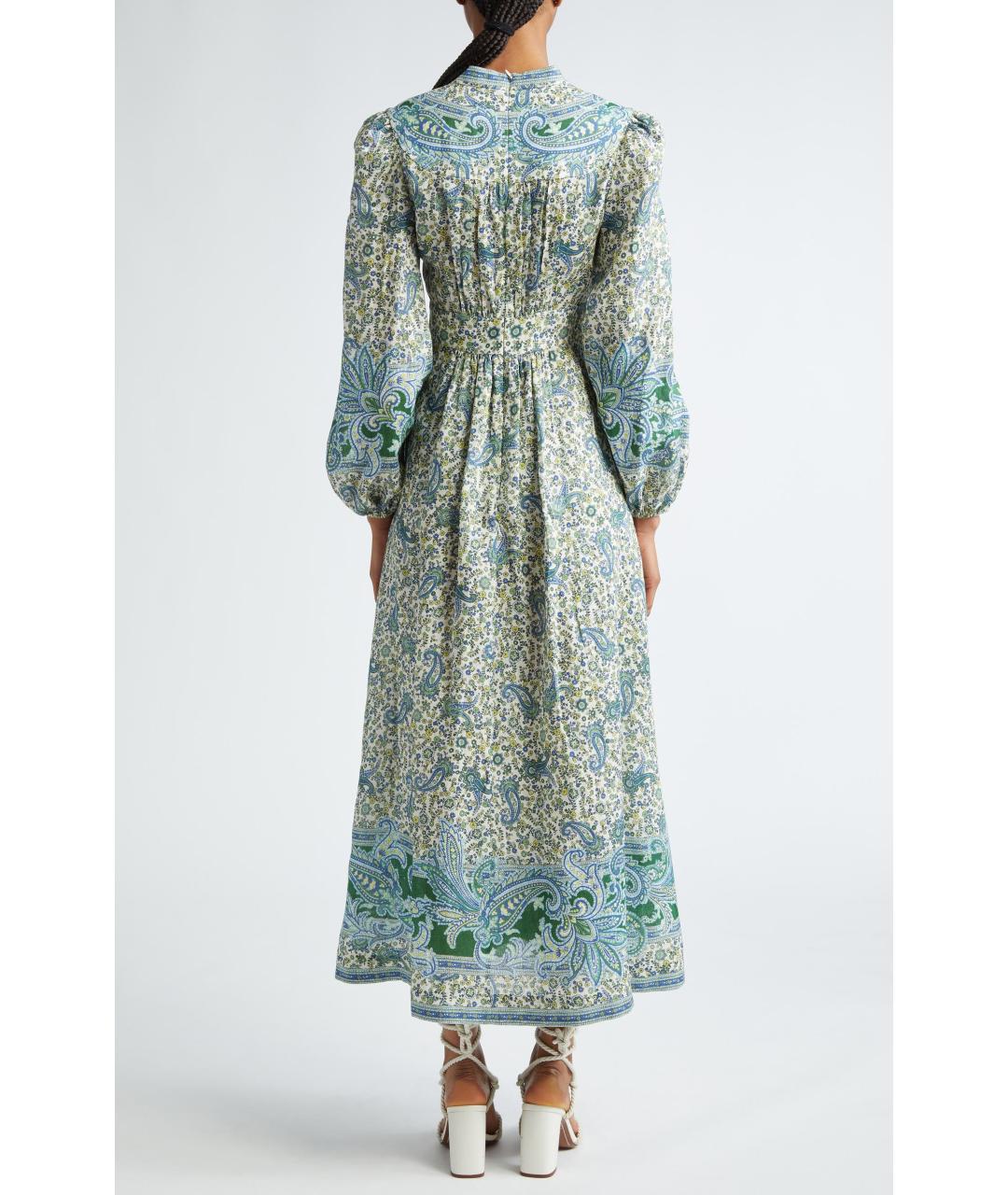 ZIMMERMANN Зеленые коктейльное платье, фото 5