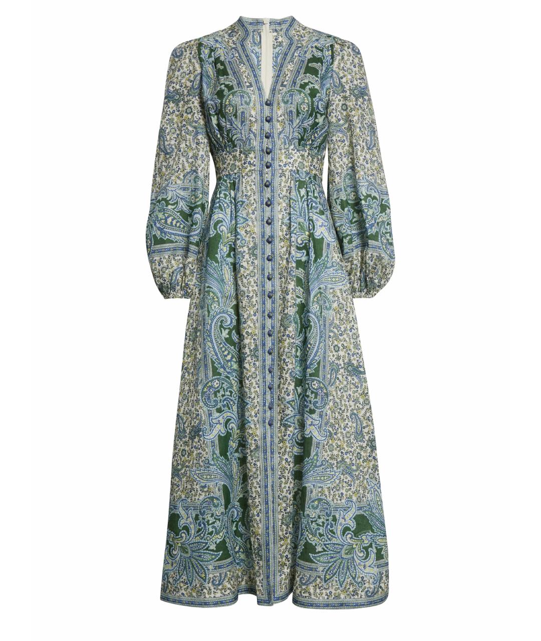 ZIMMERMANN Зеленые коктейльное платье, фото 1