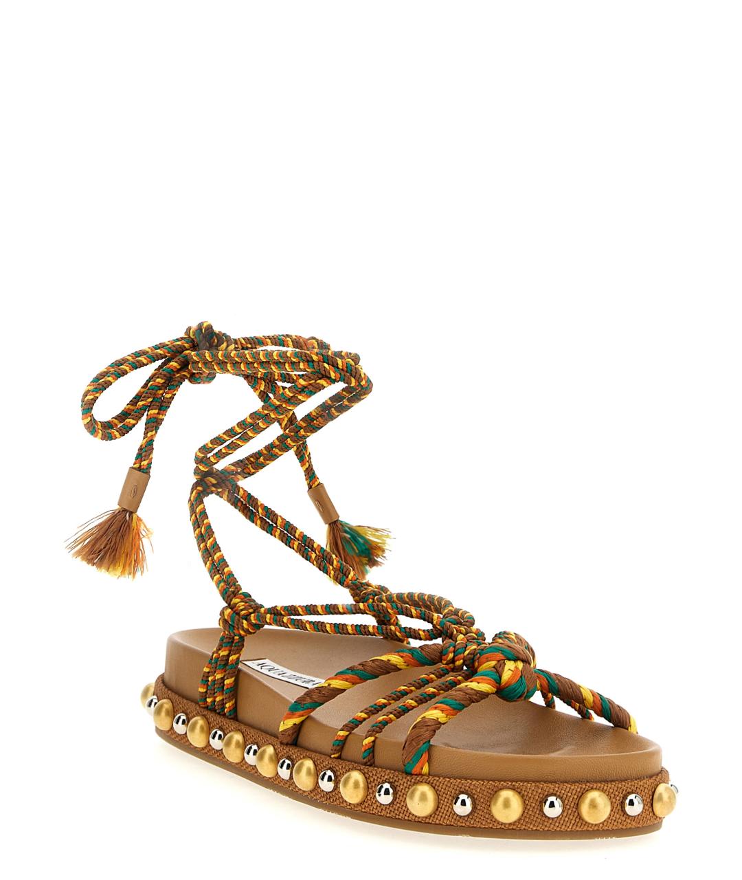 AQUAZZURA Коричневые сандалии, фото 2