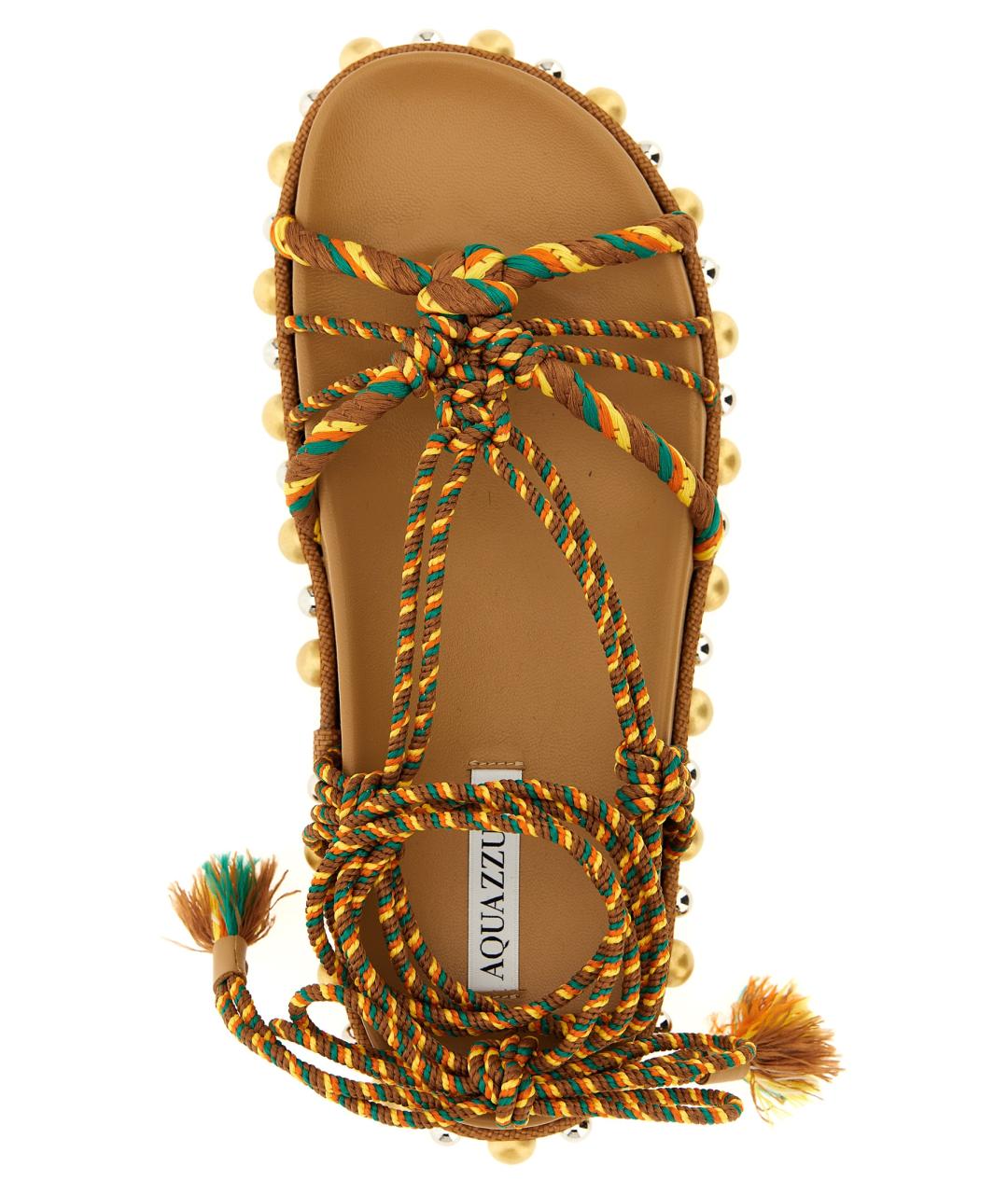 AQUAZZURA Коричневые сандалии, фото 4