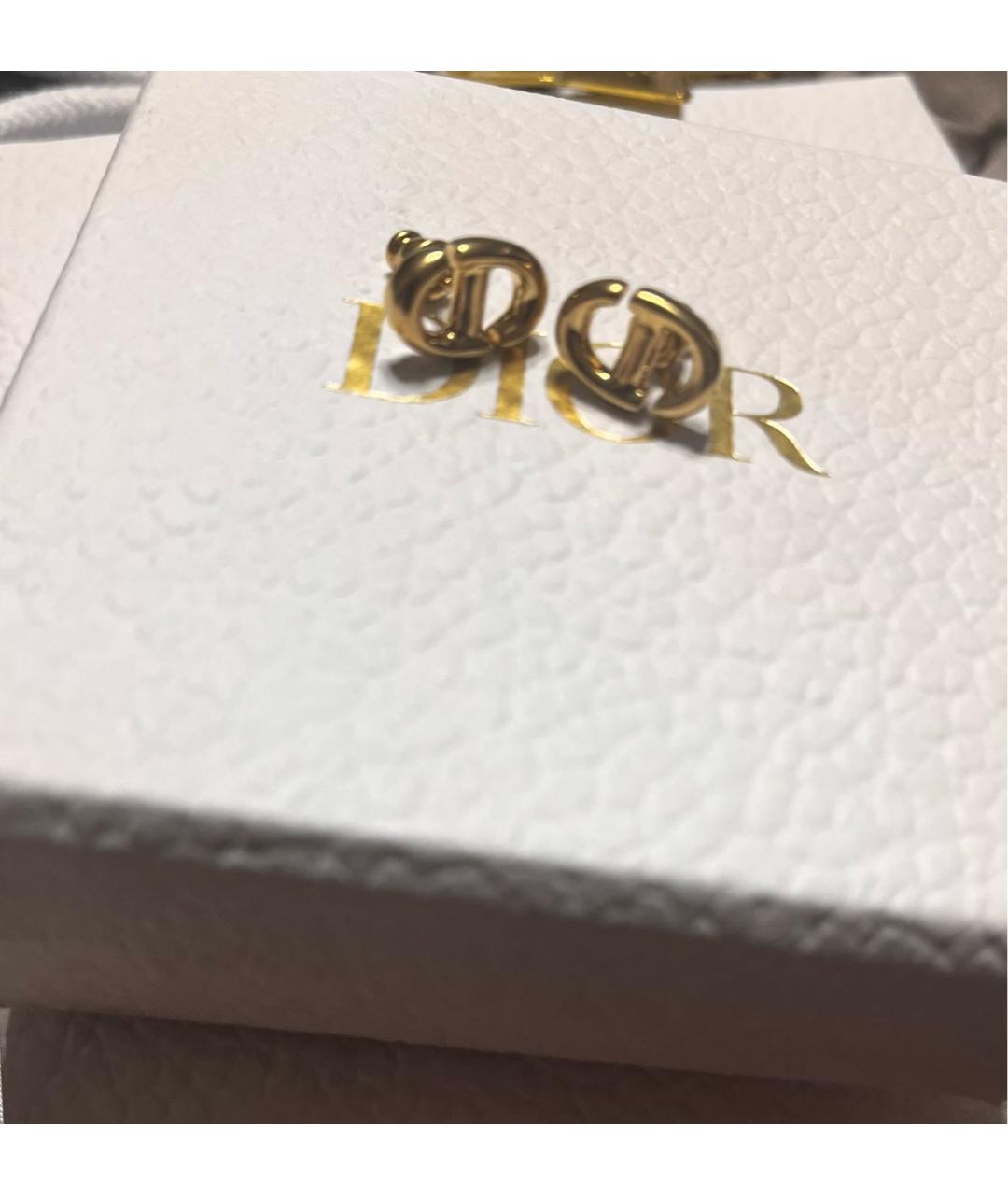 CHRISTIAN DIOR Желтые серьги, фото 2