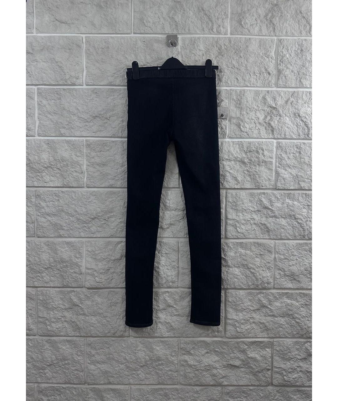 RICK OWENS DRKSHDW Черные хлопковые джинсы скинни, фото 3