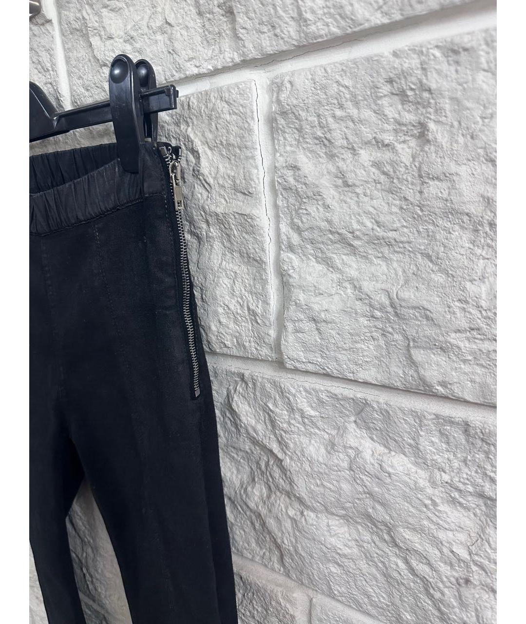 RICK OWENS DRKSHDW Черные хлопковые джинсы скинни, фото 4