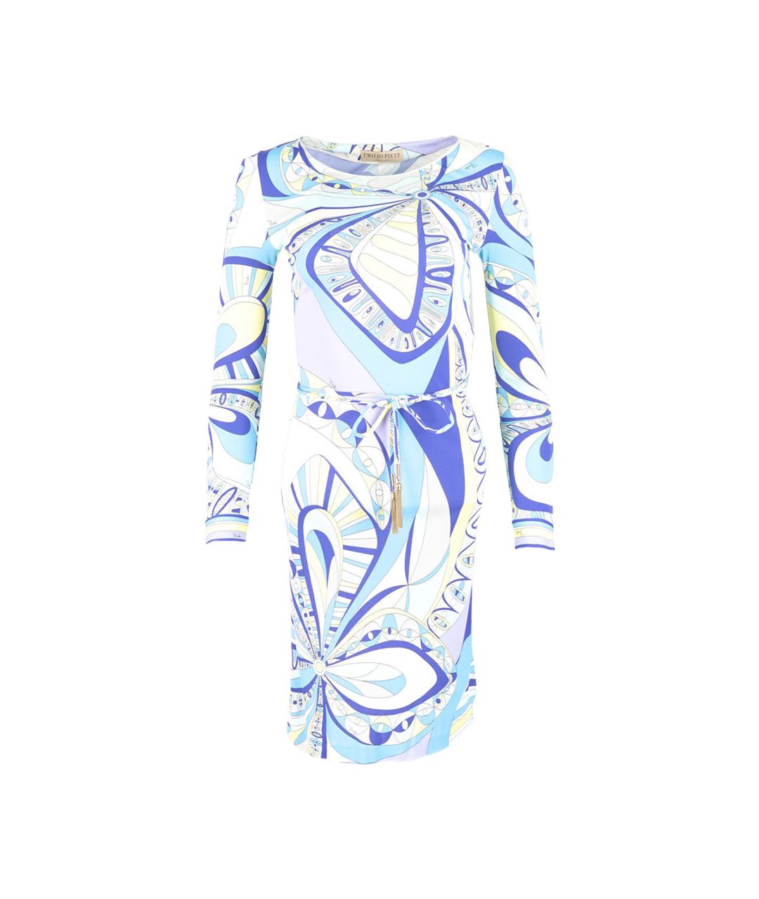 EMILIO PUCCI Мульти вискозное коктейльное платье, фото 1