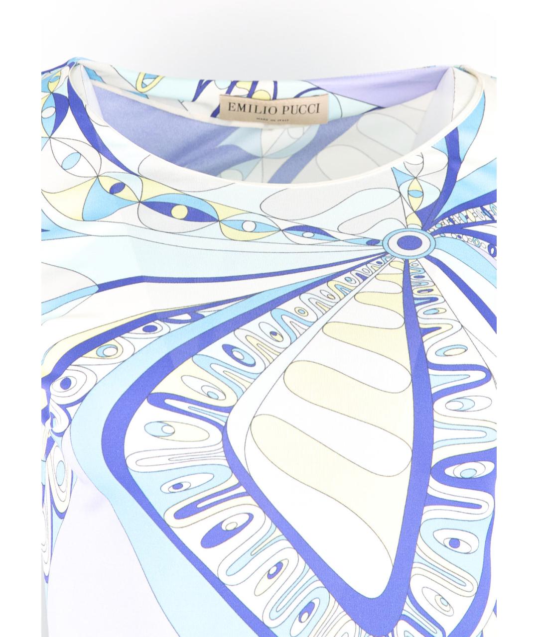 EMILIO PUCCI Мульти вискозное коктейльное платье, фото 4