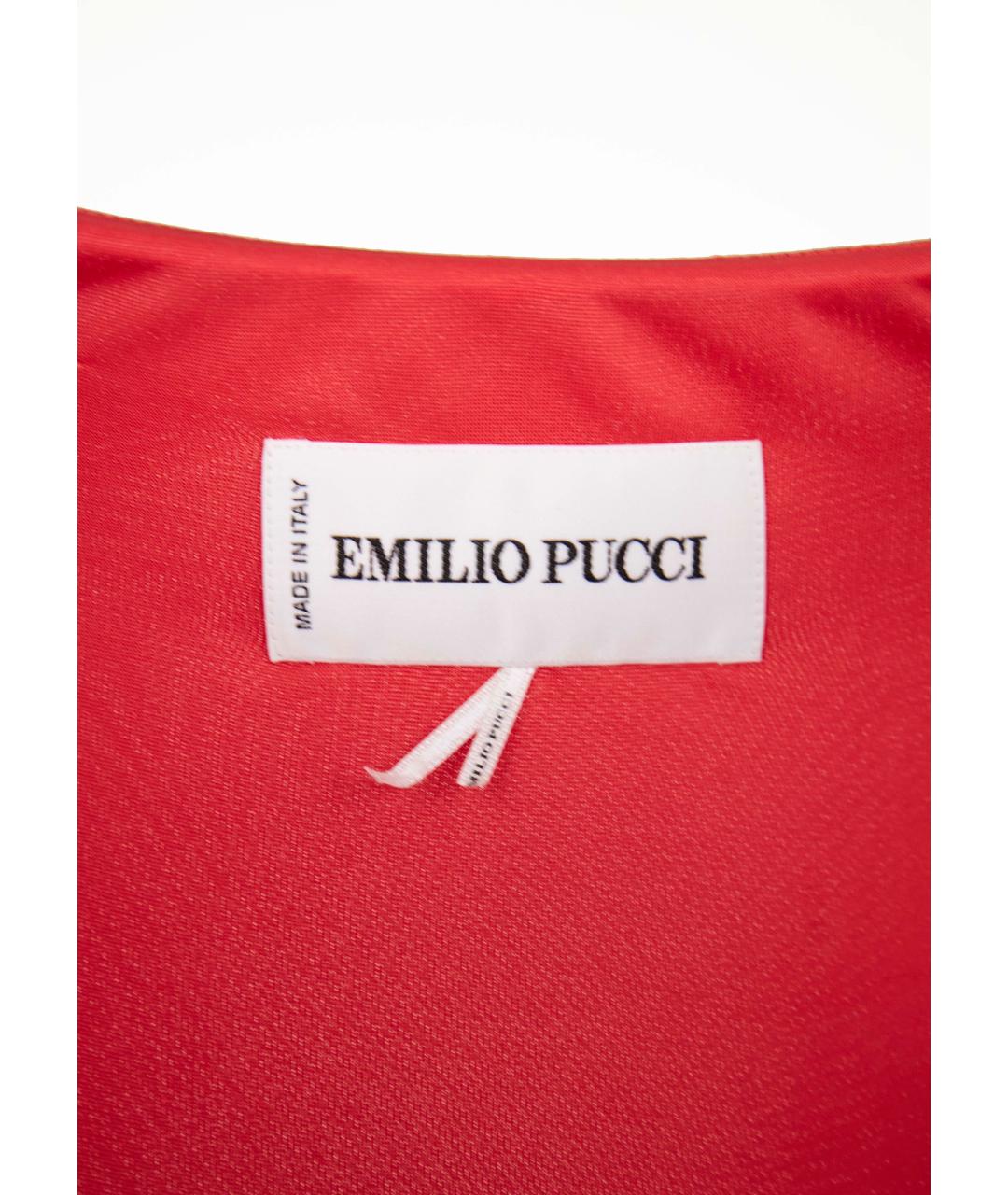 EMILIO PUCCI Розовое вискозное вечернее платье, фото 3