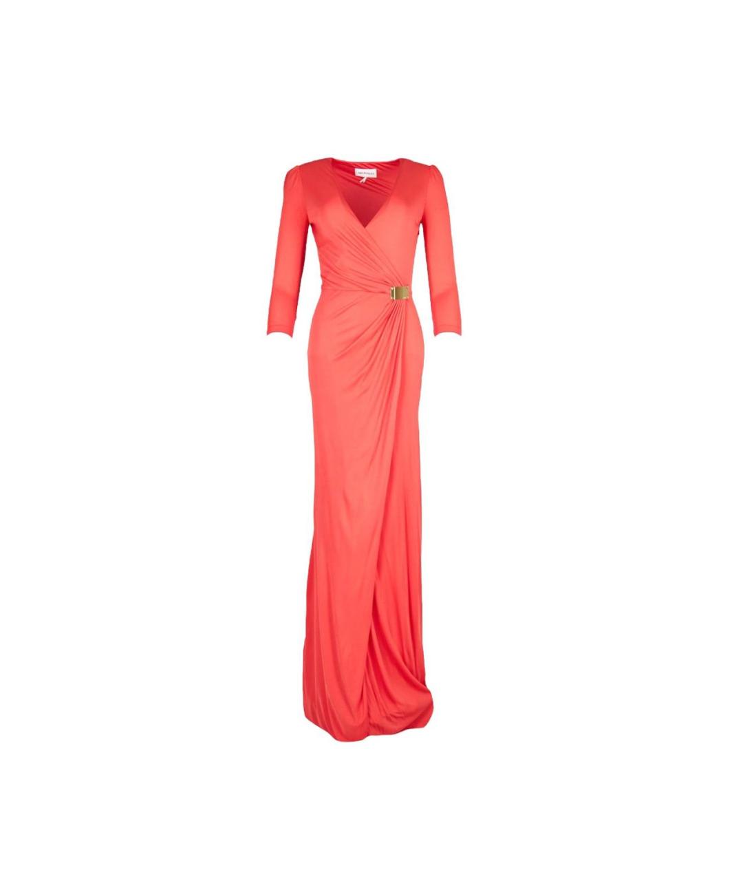 EMILIO PUCCI Розовое вискозное вечернее платье, фото 1