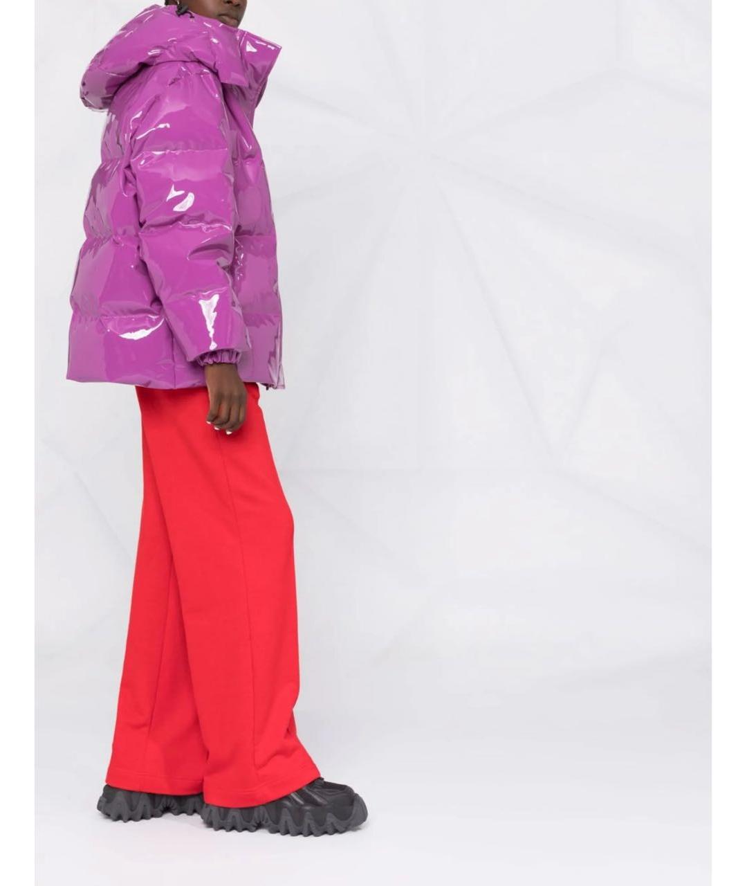 MSGM Фиолетовый полиэстеровый пуховик, фото 5