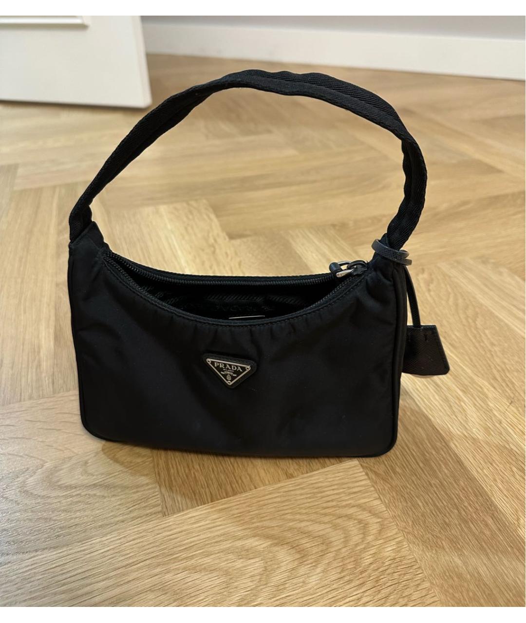 PRADA Черная сумка с короткими ручками, фото 5