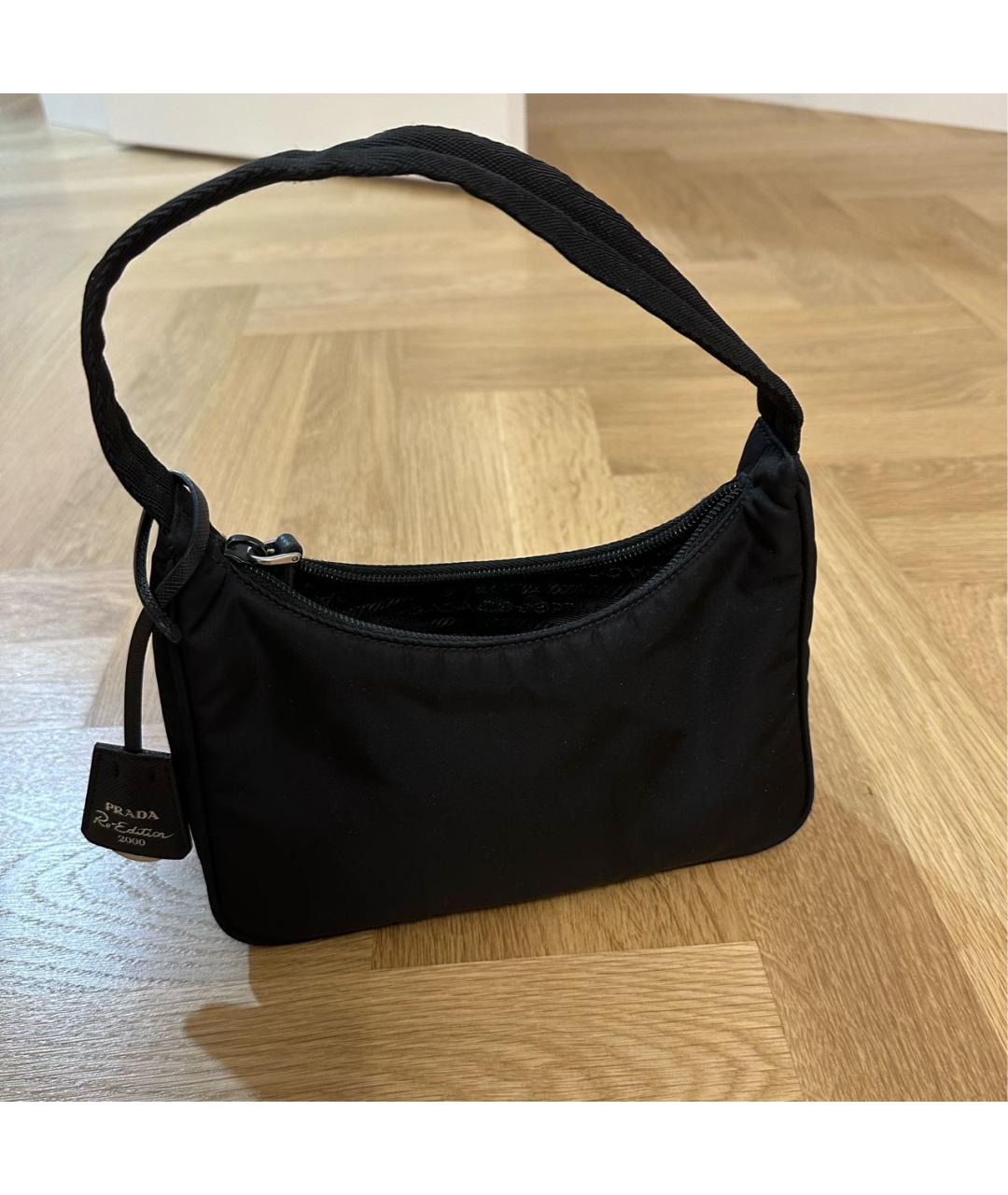 PRADA Черная сумка с короткими ручками, фото 2