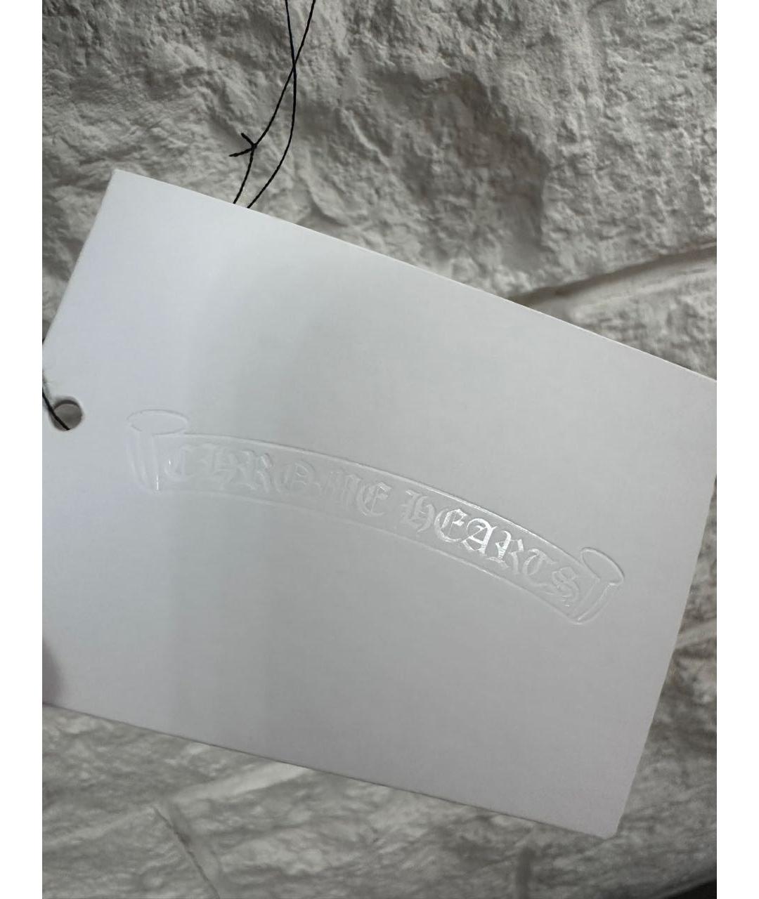CHROME HEARTS Темно-синяя хлопковая футболка, фото 8