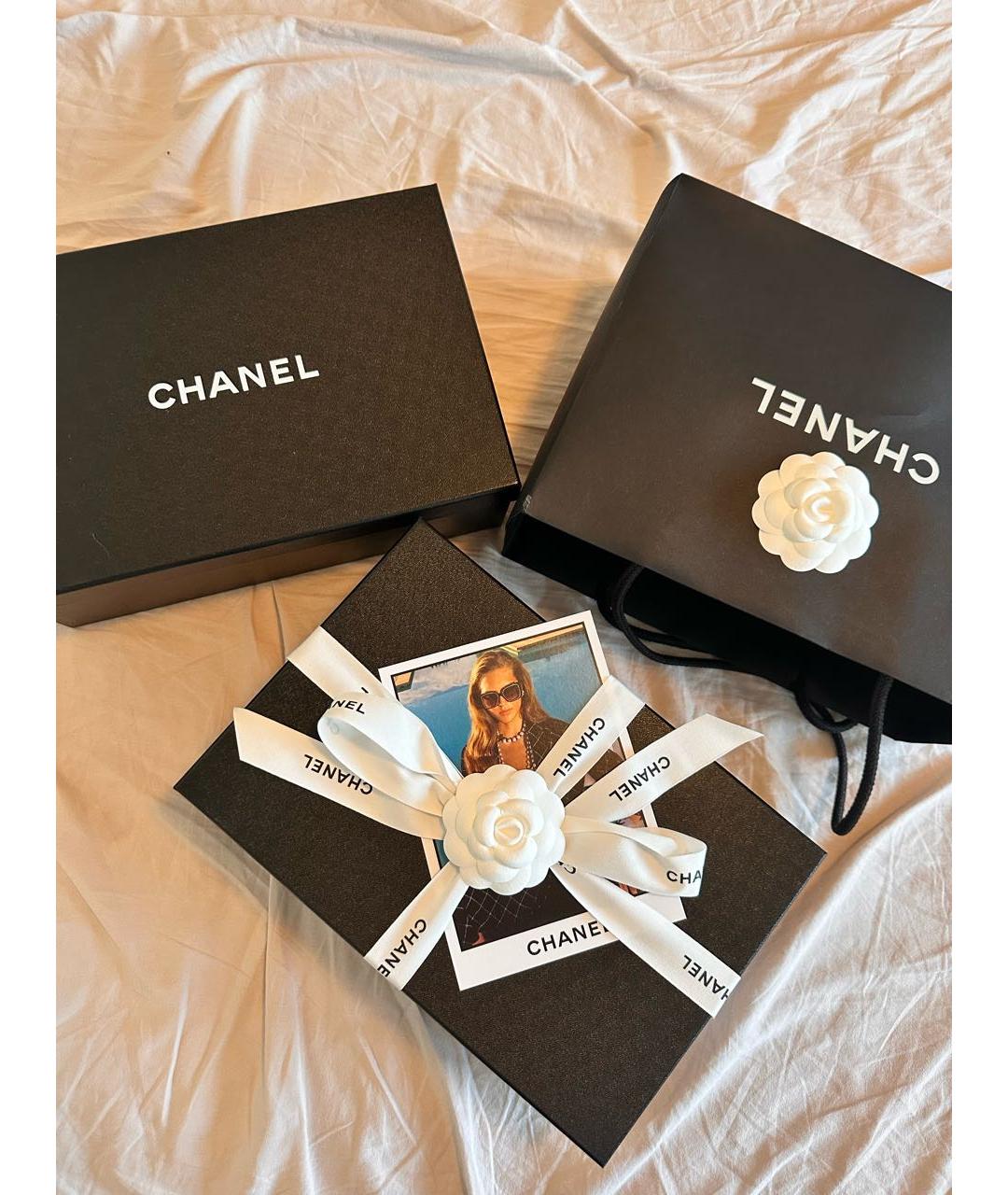 CHANEL Бордовые кожаные лодочки на низком каблуке, фото 6