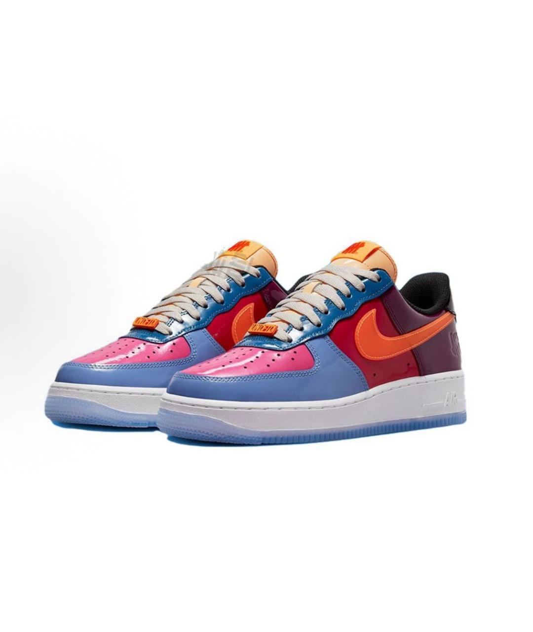 NIKE Розовые низкие кроссовки / кеды из лакированной кожи, фото 5