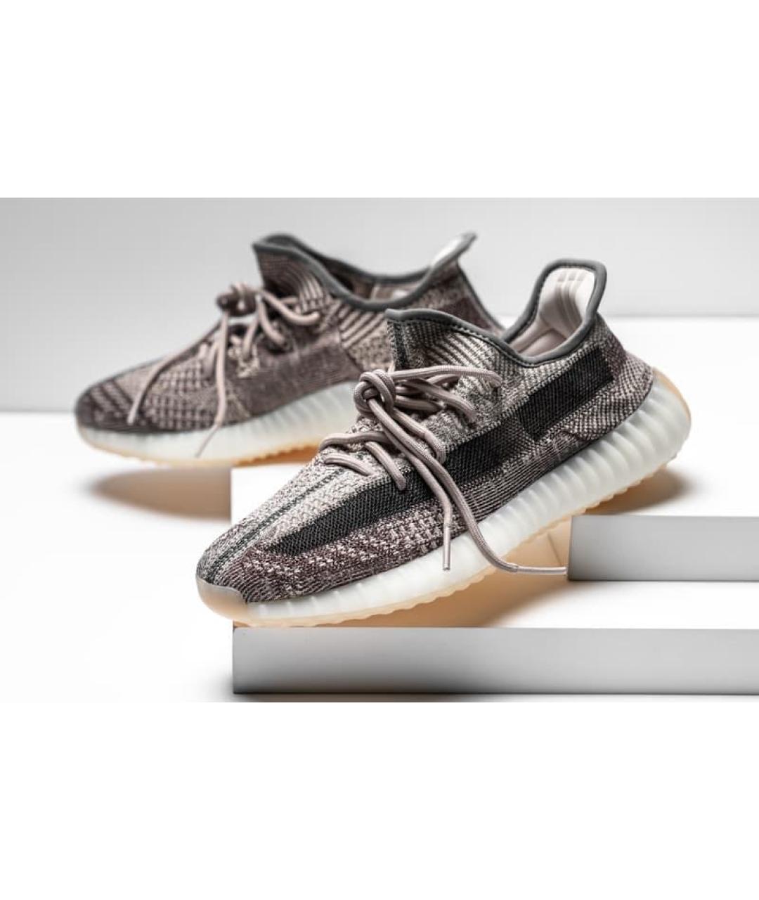 YEEZY Серые низкие кроссовки / кеды, фото 6