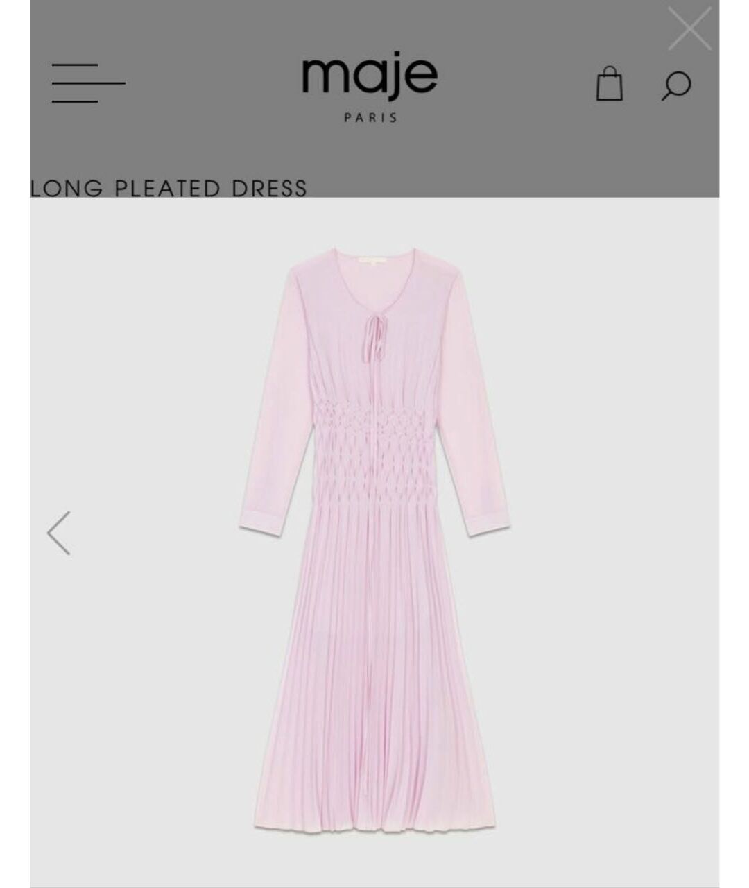 MAJE Розовое полиэстеровое коктейльное платье, фото 7