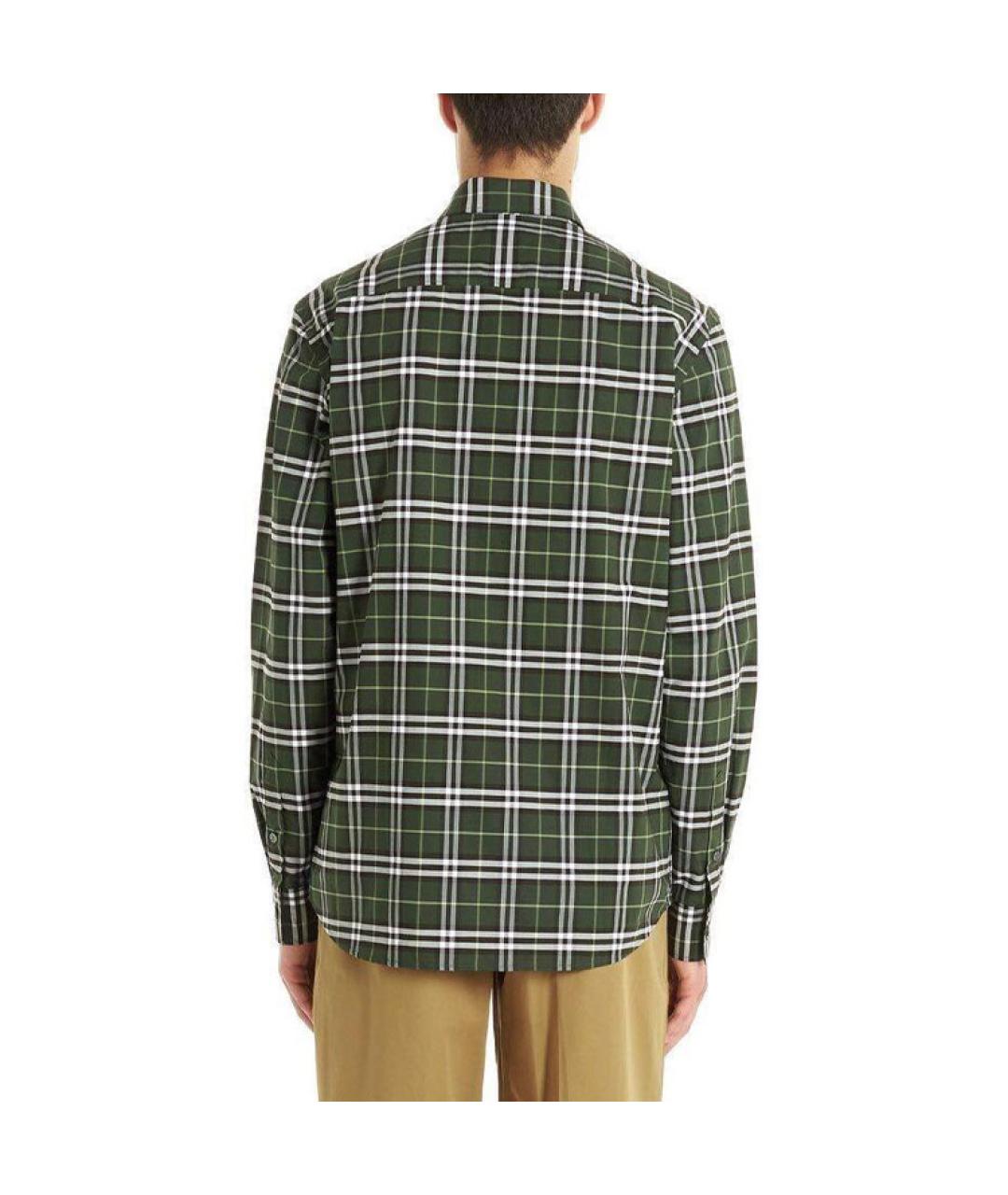 BURBERRY Мульти хлопковая кэжуал рубашка, фото 4