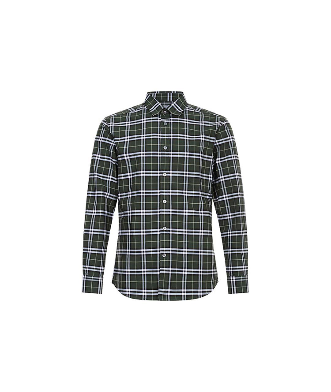 BURBERRY Мульти хлопковая кэжуал рубашка, фото 6