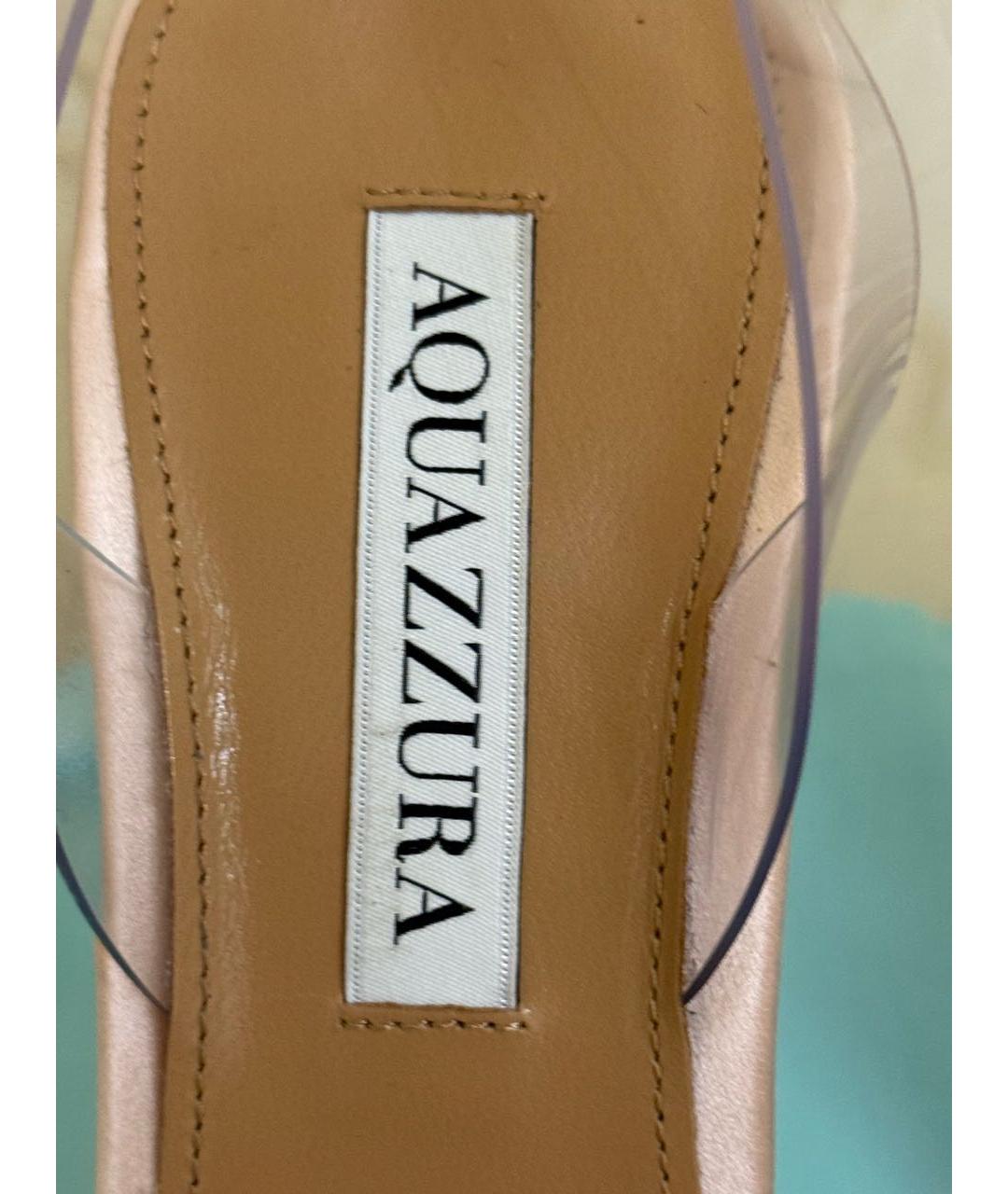 AQUAZZURA Розовые туфли, фото 6