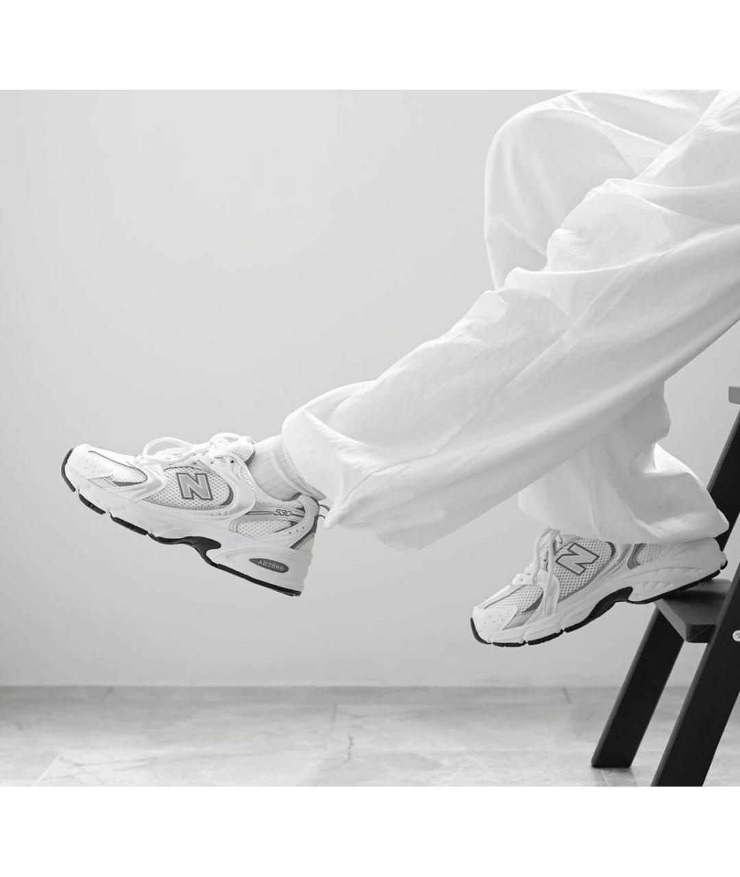 NEW BALANCE Белые кроссовки, фото 7