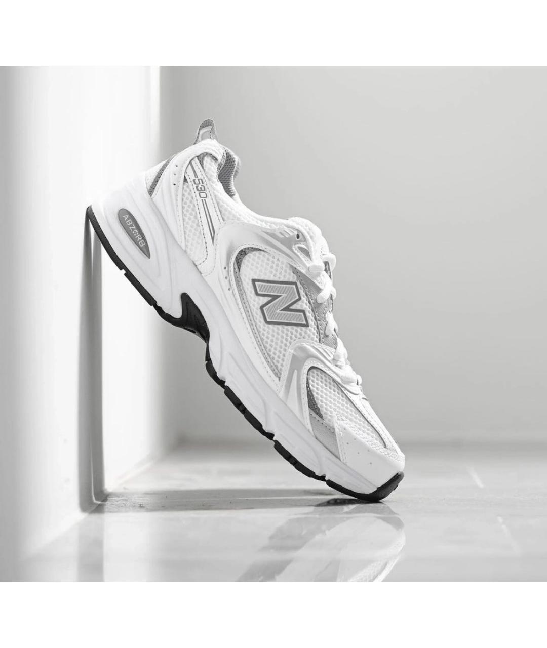 NEW BALANCE Белые кроссовки, фото 4