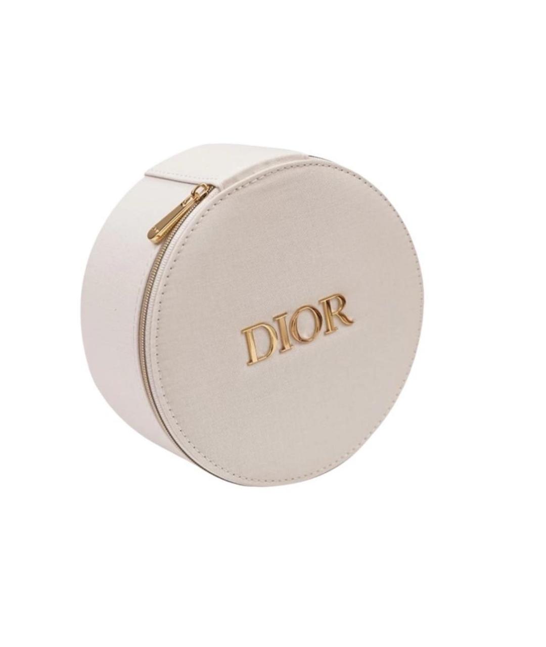 CHRISTIAN DIOR Бежевая косметичка, фото 4