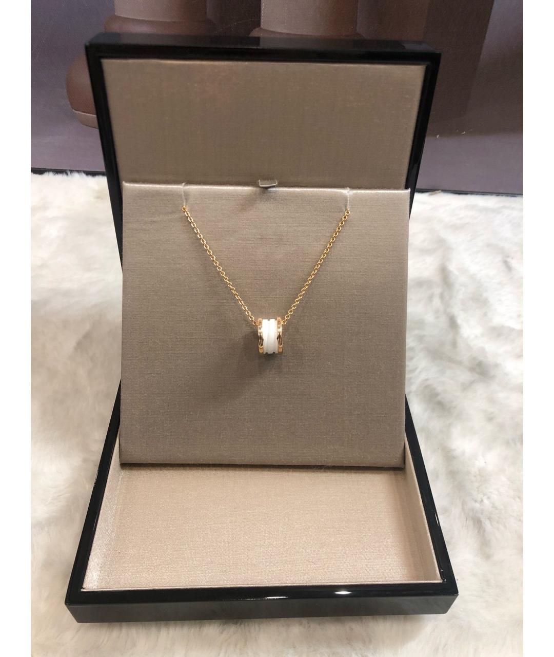 BVLGARI Золотое колье из розового золота, фото 2