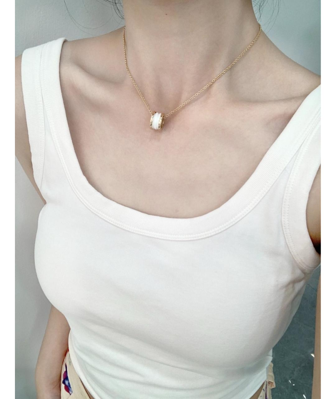 BVLGARI Золотое колье из розового золота, фото 7