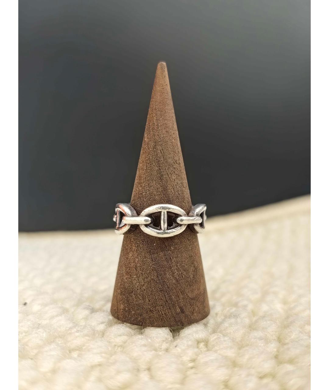 HERMES Серебряное кольцо, фото 2