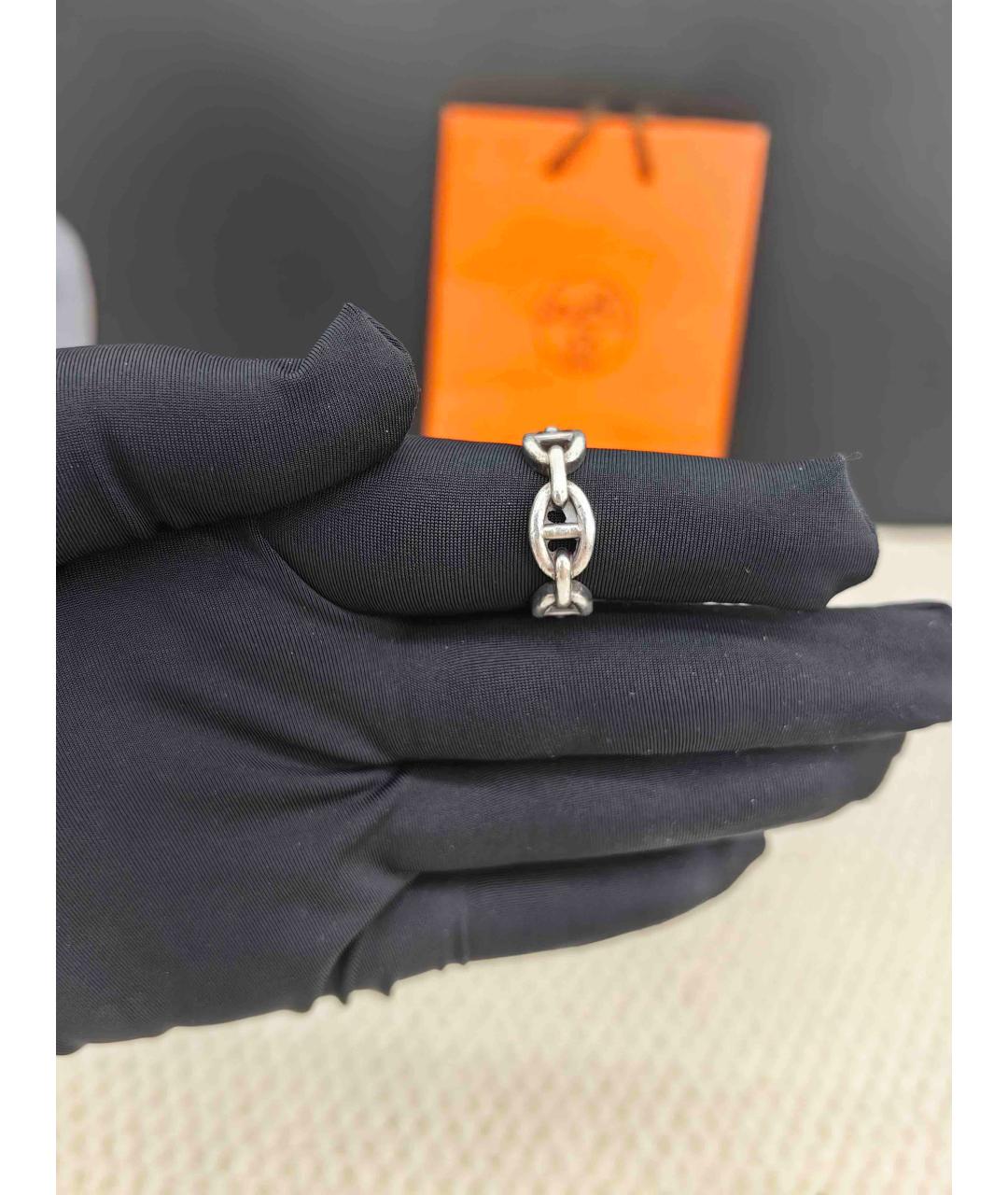 HERMES Серебряное кольцо, фото 3