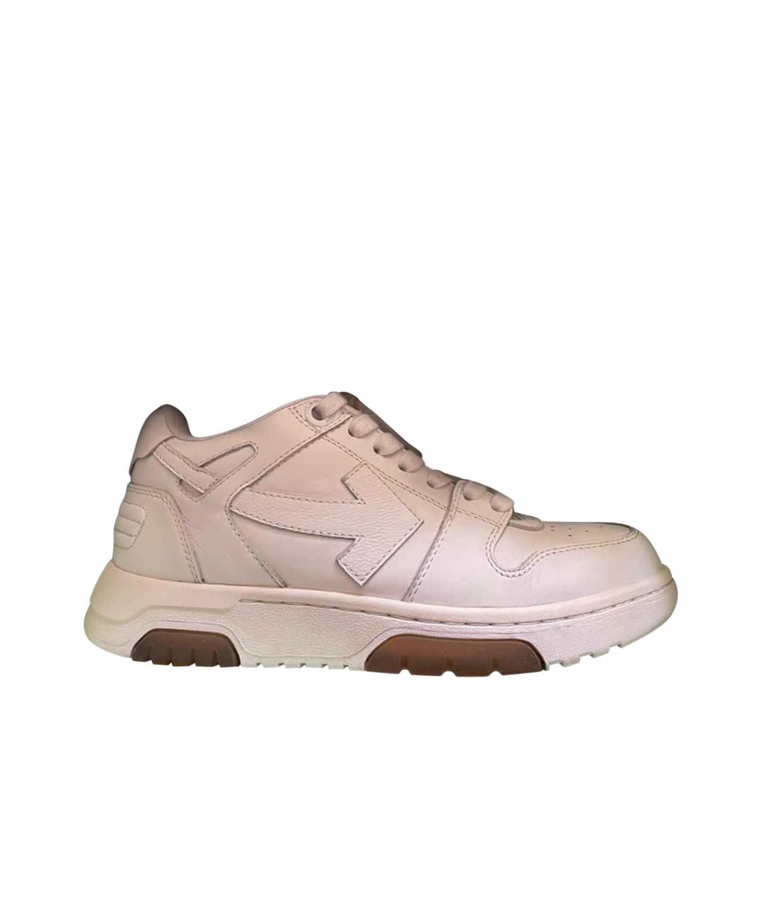 OFF-WHITE Белые кеды, фото 1