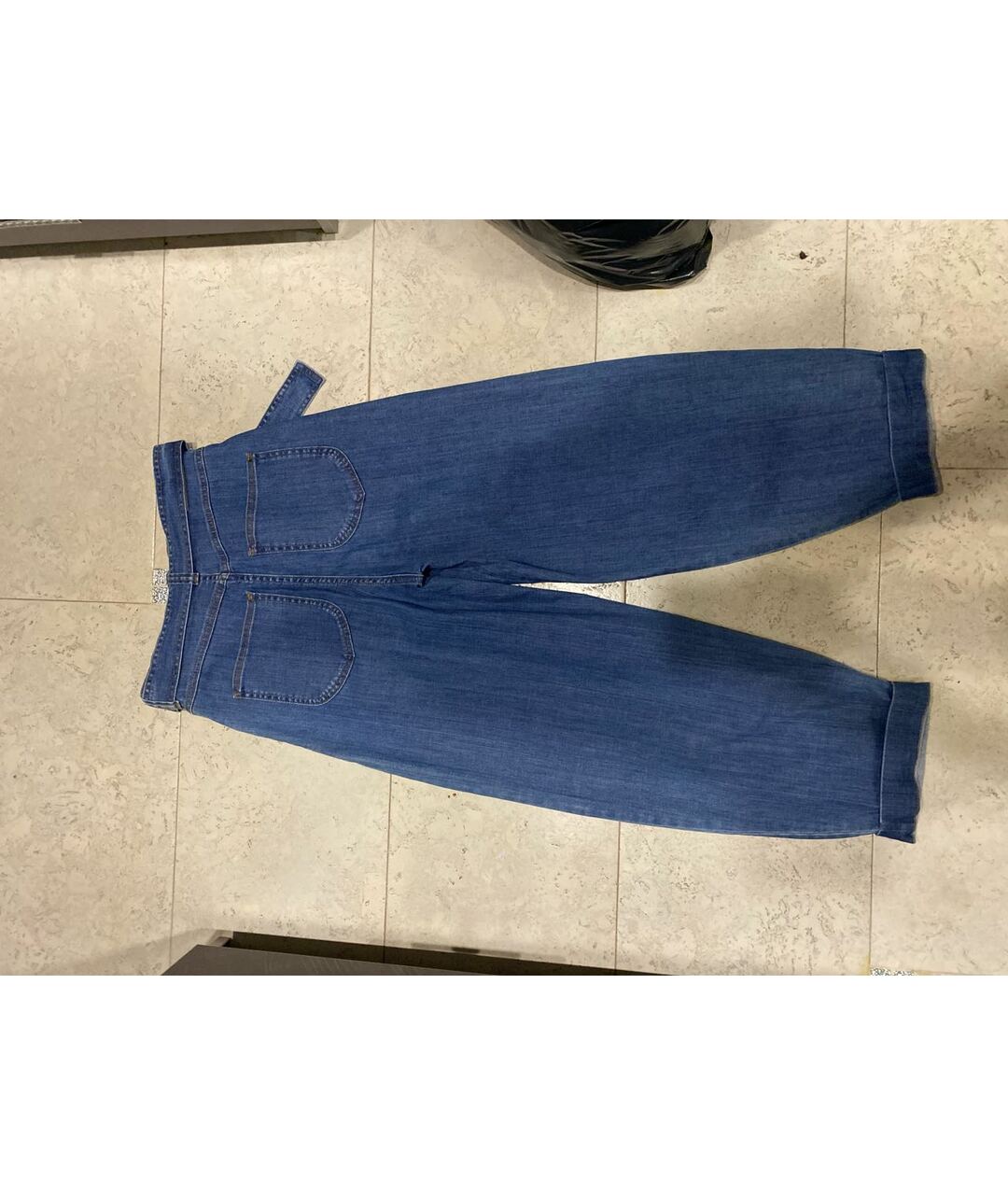 SEE BY CHLOE Синие хлопковые прямые джинсы, фото 2