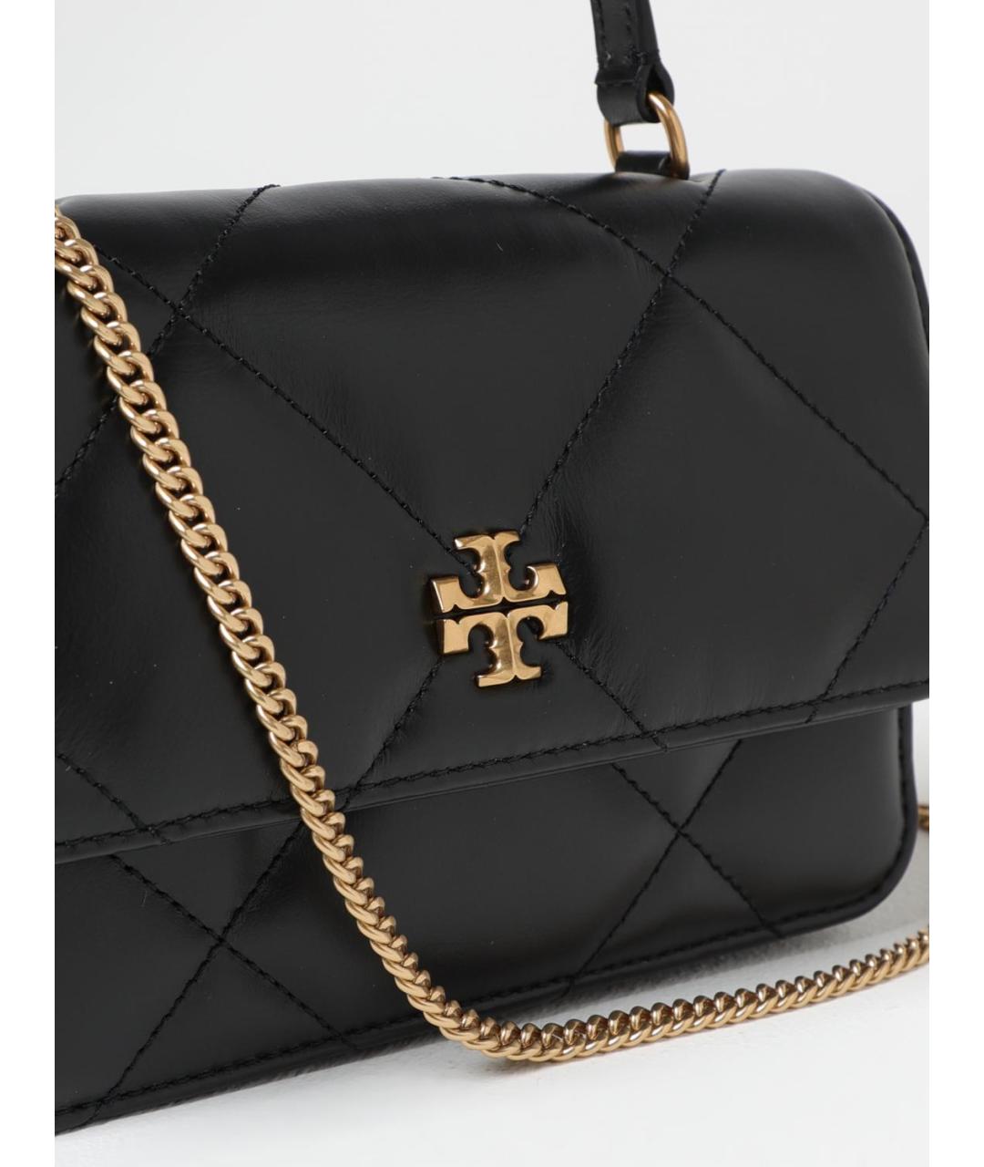 TORY BURCH Черная сумка с короткими ручками, фото 3