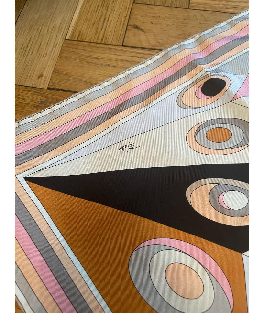EMILIO PUCCI Шелковый шарф, фото 4