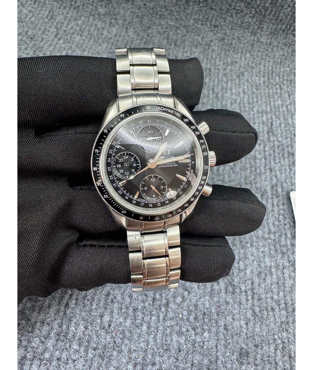 OMEGA Серебряные металлические часы, фото 2