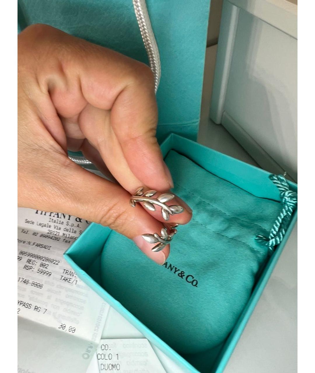 TIFFANY&CO Серебряное серебряное кольцо, фото 7