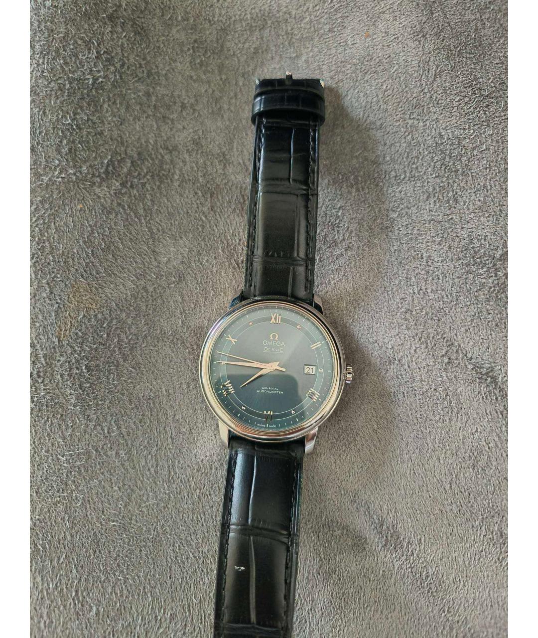 OMEGA Серебряные металлические часы, фото 2